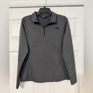 The North Face Gray Quarter-Zip Sweatshirt